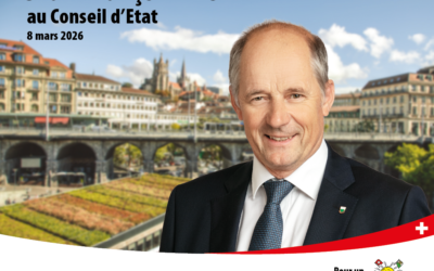 Jean-François Thuillard est le candidat du centre et de la droite au Conseil d’Etat